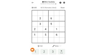Linkedin Mini Sudoku Answer Today #270 | 8 may 2026 Linkedln Games - Minisudoku screenshot 4
