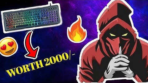 HAPPINESS WHEN U BUY A NEW GAMING KEYBOARD !|| COSMIC BYTE (GK-02) REACTION (CLOUY)