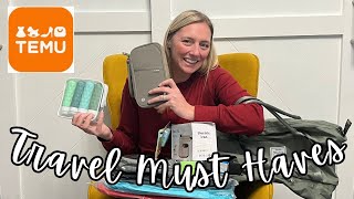 *HUGE* TEMU TRAVEL HAUL!!! // Travel Essentials on a Budget #temu