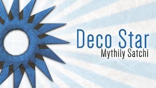 Origami Deco Star (Mythily Satchi)