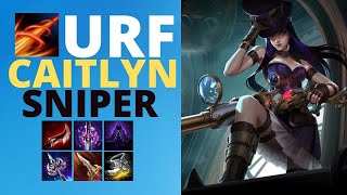 FULL LETHALITY | SNIPER CAITLYN URF - League of Legends