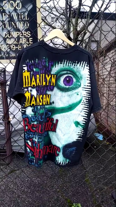 Download lagu Marilyn Manson vintage shirt