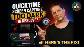 QuickTime Screen Recordings Too Dark in Resolve Here’s the Fix
