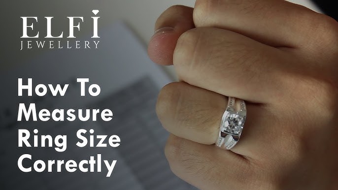 How to Measure your Ring Size at Home 