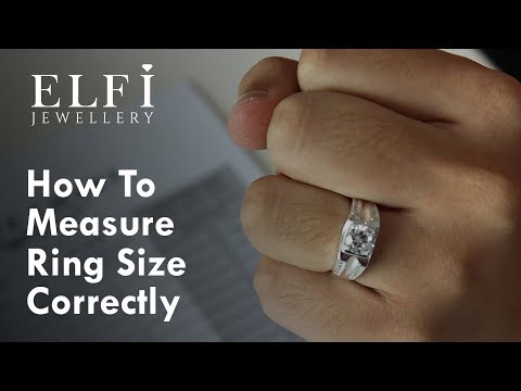 [TUTORIAL] How to Measure Your Ring Size Correctly - Elfi Jewellery