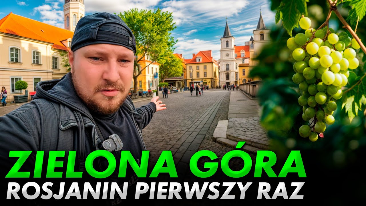Zielona Góra zaskoczyła Rosjanina. Pierwsza reakcja na miasto.