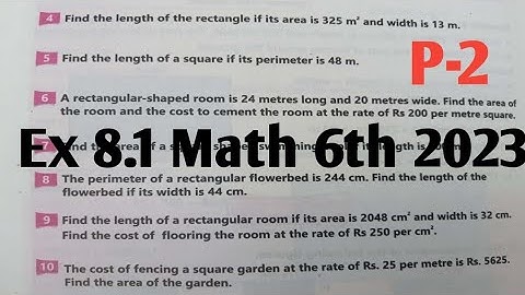 Exercise 8.1 unit 8 Class 6th Math New course 2023 kpk and punjab part-2| Ex 8.1 Math 6th SNC 2023