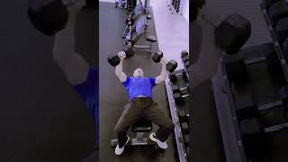 Bodybuilder and his life and his life is bench presses#bodybuilder#bodybuilding#benchpress#gymlife