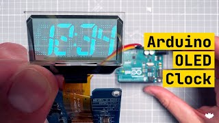 Arduino OLED Segmented Clock