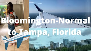 I Moved States Fly With Me From Bloomington-Normal to Tampa Florida Travel Vlog Delta Air