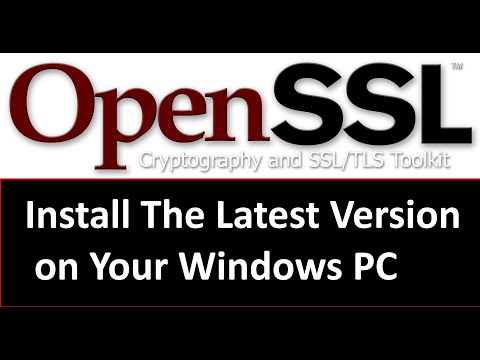 Video: Làm cách nào để biên dịch OpenSSL?