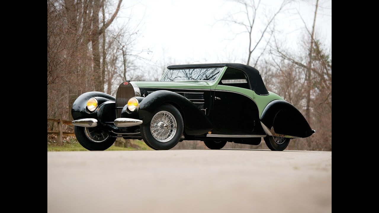 2 337 500 1938 Bugatti Type 57c Aravis Cabriolet By Gangloff Youtube