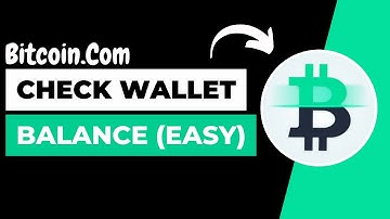 How To Check Bitcoin Wallet Balance on Bitcoin.com App !