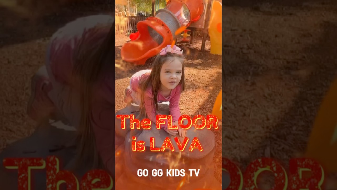 Floor is Lava at the Dino Park! 