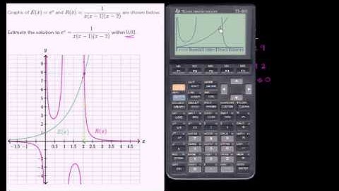 10   Non linear systems of equations   03   Estimating a solution to nonlinear system with calculato