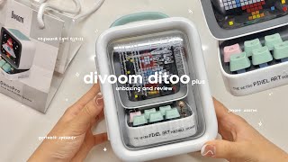 ₊˚✧ cute bluetooth speaker unboxing and review🎧 divoom - ditoo plus ft. divoom