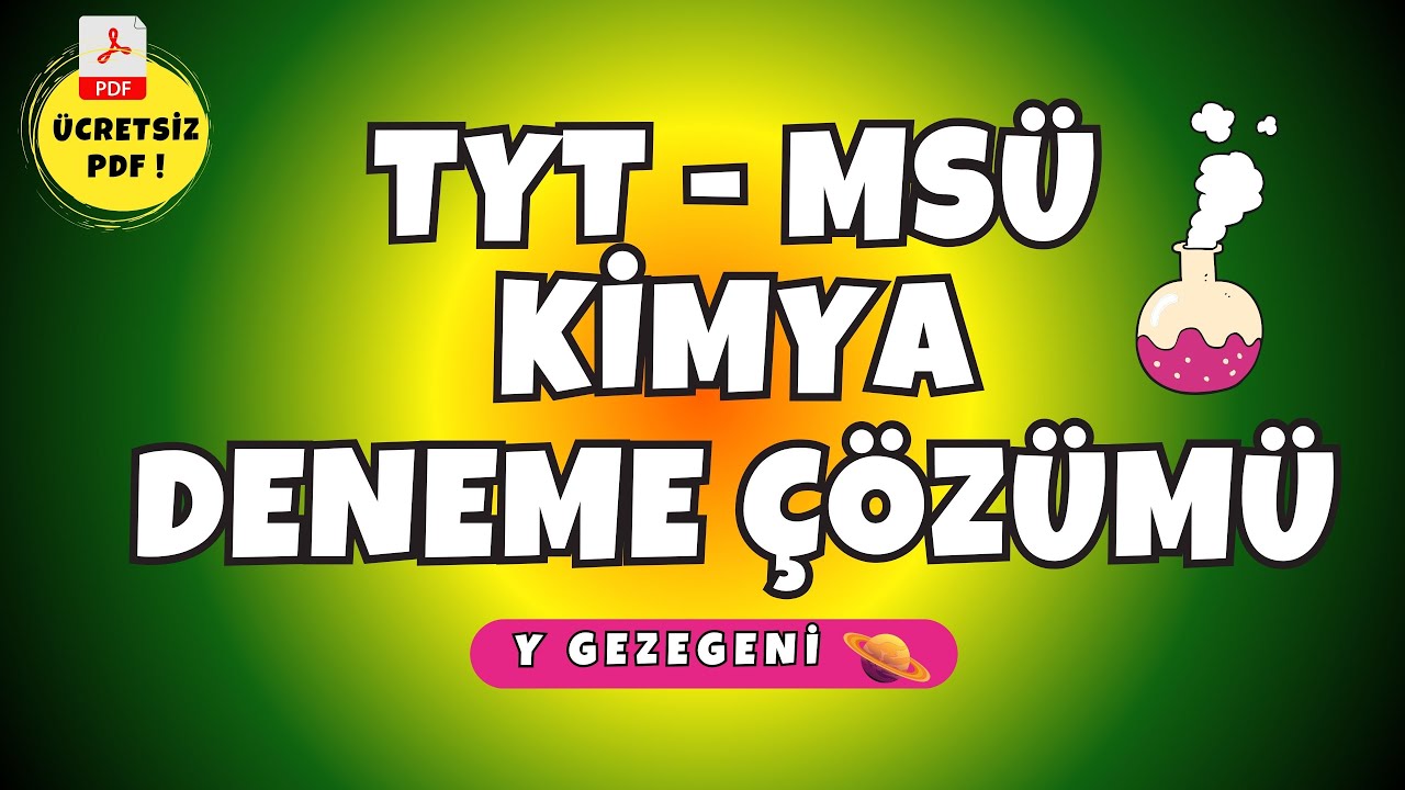 💥 7 SORUDA TYT KİMYA FULL TEKRAR! #2024tyt #kimya
