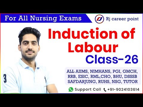 Induction Of Labour Nursing Officer Staff Nurse Online Classes Rjcareerpoint Rajesh Sir