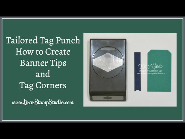 Craft and Chat : Tailored Tag Punch