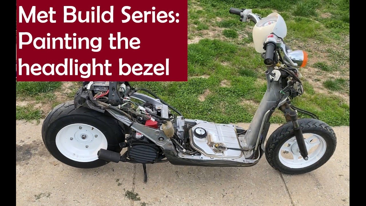 Met build series Painting the headlight bezel YouTube