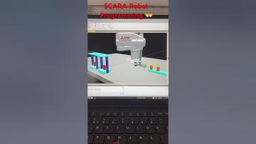 SCARA Robot Programming #automation #robotics #robots #plc #hmi #youtubeshorts #tranding
