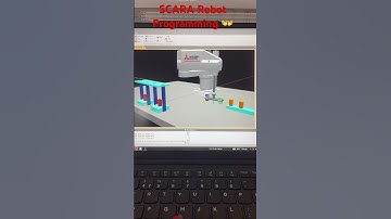 SCARA Robot Programming #automation #robotics #robots #plc #hmi #youtubeshorts #tranding