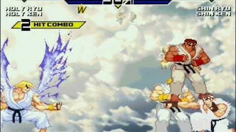 Holy Ryu and Holy Ken vs Shin Ryu and Shin Ken