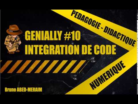 GENIALLY Tuto 10 - Intégrer du code dasn Genially