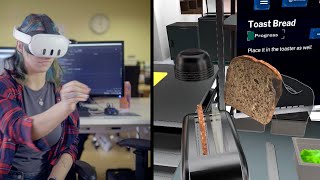 VR Training module built by student intern using Avatar Academy