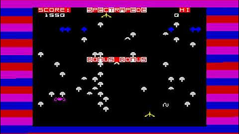 Spectrapede by Protek Computing for the 16k Sinclair ZX Spectrum