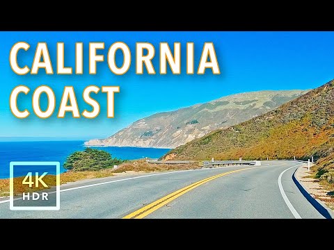 4 Hours of California Coast Scenery – Big Sur to San Francisco Complete Drive [4K HDR]
