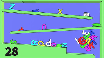 Softbody Alphabet Slide 10 | A to Z | Softbody Simulation | YOU28