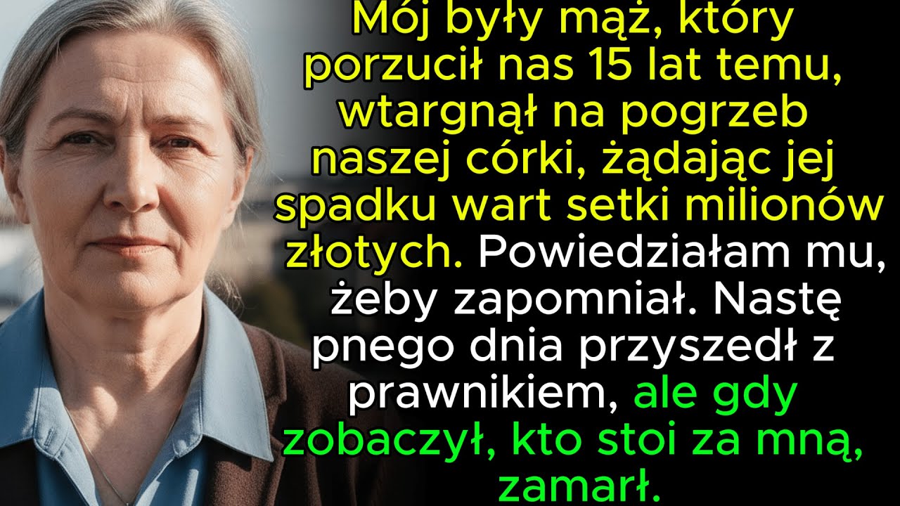 Po śmierci mojej córki odziedziczyłam setki milionów złotych. Ojciec, który porzucił nas 15 lat temu