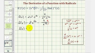 Ex: Find the Derivative of a Function Containing Radicals