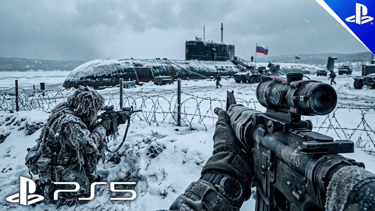 Stealth Attack in the Snow | MW2 Remastered [PS5 4K60FPS]