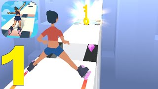 Sky Roller - Fun runner game Part 1 Level 1 - 20 Gameplay Walkthrough (Android, iOS) screenshot 1