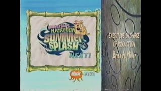 Nickelodeon Commercials (August 10, 2001)