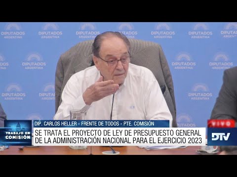 COMISIÓN EN VIVO: 20 de octubre de 2022 - PRESUPUESTO Y HACIENDA - Diputados Argentina