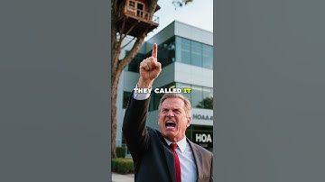 HOA Banned My Treehouse – So I Built One Above Their Office 🌳🏢