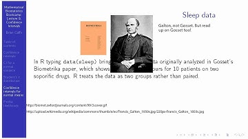 MBBC1 Lecture 9 Confidence Intervals