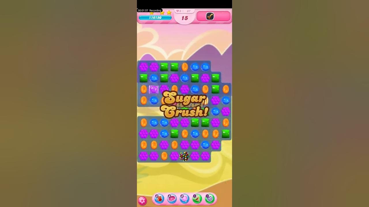 Candy Crash Saga Level 37 YouTube