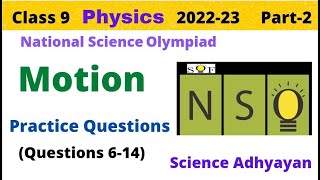 Physics Olympiad Questions For Class 9 Part 2| National Science Olympiad | NSO 2022-23| Class 9 .