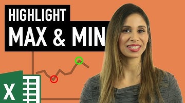 Highlight Max & Min Values in an Excel Line Chart (Conditional Formatting in Charts)