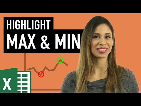 Highlight Max & Min Values in an Excel Line Chart (Conditional Formatting in Charts)