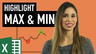 highlight max & min values in an excel line chart (conditional formatting in charts)