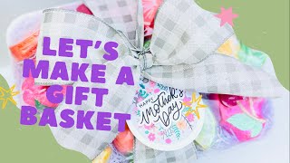 DIY Gift Basket Tutorial and Two-Sided Hang Tag Tutorial