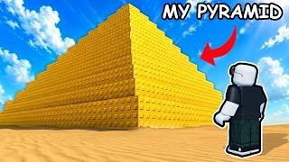 I Built THE ENTIRE Pyramid in Roblox...
