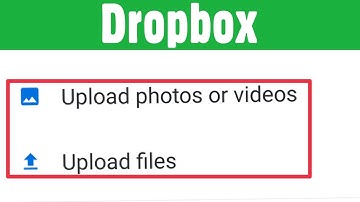 How To Upload Photos Video Or Files in Dropbox Account