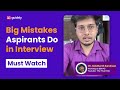 Avoid these mistakes in your ibps rrb po interview  siddharth kandwal