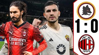 AC Milan - Roma (0-1) Highlights | paulo dybala Goal | Europa League 2024